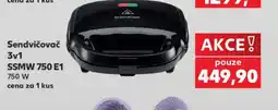 Kaufland Sendvičovač 3v1 SSMW 750 E1 nabídka