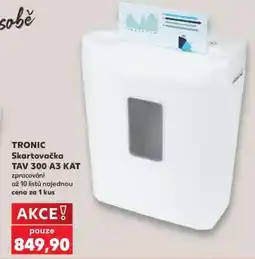 Kaufland TRONIC Skartovačka TAV 300 A3 KAT nabídka