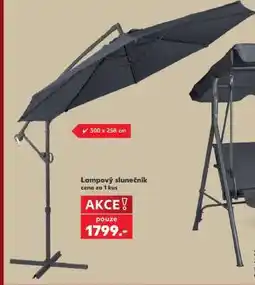 Kaufland Lampový slunečník nabídka