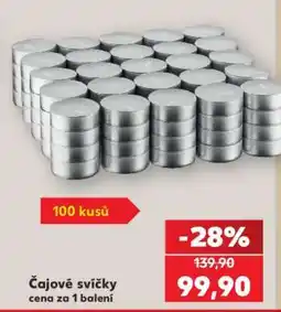Kaufland Čajové svíčky nabídka