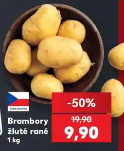 Kaufland Brambory žluté rané nabídka