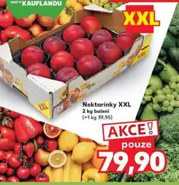 Kaufland Nektarinky XXL nabídka