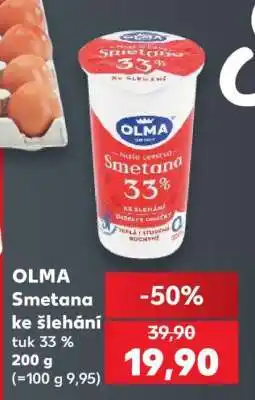 Kaufland Olma Smetana ke šlehání nabídka