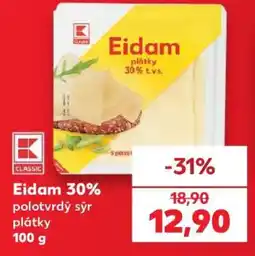 Kaufland Eidam 30% plátky nabídka