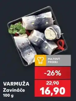 Kaufland VARMUŽA Zavináče 100 g nabídka