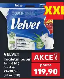 Kaufland Velvet Toaletní papír nabídka