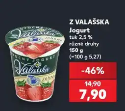 Kaufland Z VALAŠSKA Jogurt nabídka