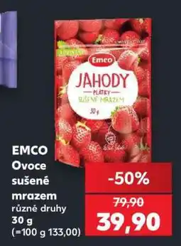 Kaufland EMCO OVOCE SUŠENÉ MRAZEM nabídka