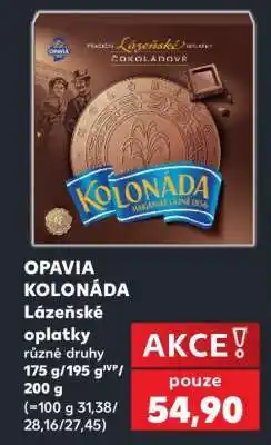 Kaufland Opavia Kolonáda lázeňské oplatky nabídka