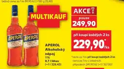 Kaufland APEROL Alkoholický nápoj nabídka