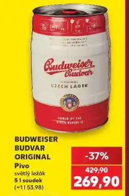 Kaufland Budweiser Budvar original nabídka