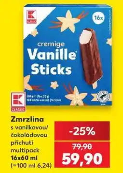 Kaufland Zmrzlina s vanilkovou/čokoládovou příchutí multipack nabídka