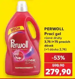 Kaufland Perwoll prací gel nabídka