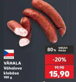 Kaufland VÁHALA Váhalova klobása 100 g nabídka