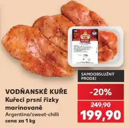 Kaufland VODŇANSKÉ KUŘE Kuřecí prsí řízky marinované nabídka
