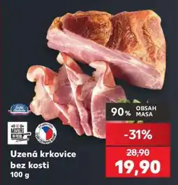 Kaufland Uzená krkovice bez kosti nabídka