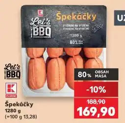 Kaufland ŠPEKÁČKY nabídka