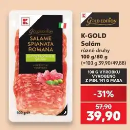 Kaufland K-GOLD Salám nabídka