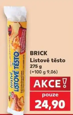 Kaufland Brick Listové těsto nabídka