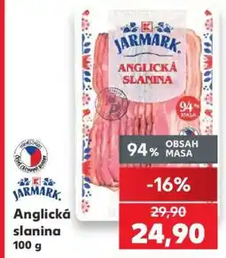 Kaufland Anglická slanina 100 g nabídka