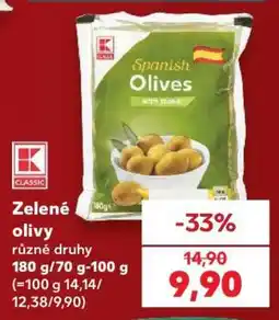 Kaufland Zelené olivy nabídka