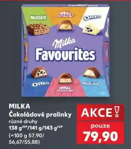Kaufland MILKA Čokoládové pralinky nabídka