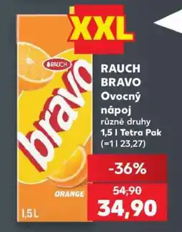 Kaufland RAUCH BRAVO Ovocný nápoj nabídka