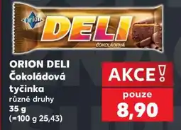 Kaufland ORION DELI Čokoládová tyčinka nabídka