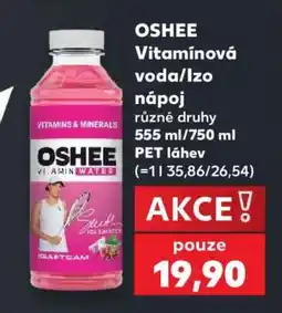 Kaufland OSHEE Vitamínová voda/Izo nápoj nabídka