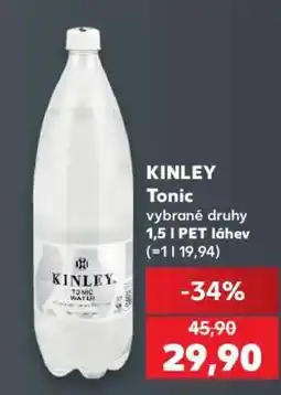 Kaufland Kinley Tonic nabídka