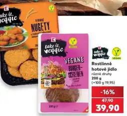 Kaufland Rostlinné hotové jídlo nabídka