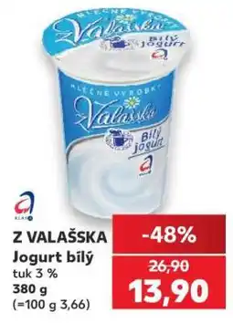 Kaufland Z VALAŠKA Jogurt bílý nabídka