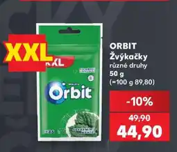 Kaufland Orbit žvýkačky nabídka