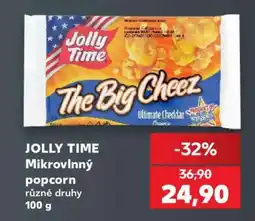 Kaufland JOLLY TIME Mikrovlnný popcorn nabídka