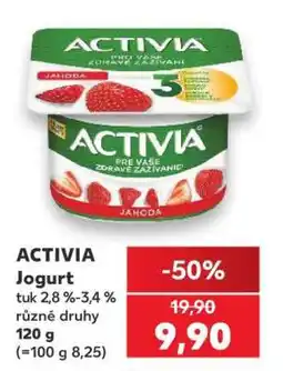 Kaufland Activia jogurt nabídka
