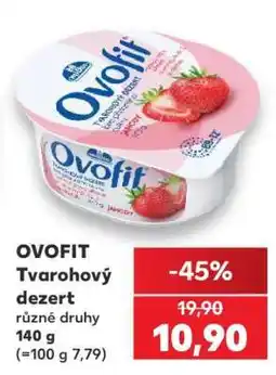 Kaufland Ovofit Tvarohový dezert nabídka