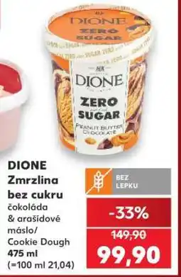 Kaufland DIONE Zmrzlina bez cukru nabídka