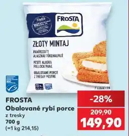 Kaufland FROSTA Obalované rybí porce z tresky nabídka