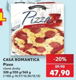Kaufland CASA ROMANTICA Pizza nabídka