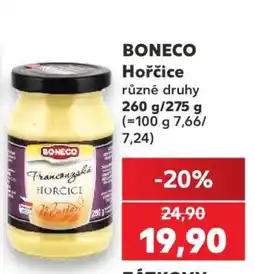 Kaufland Boneco hořčice nabídka