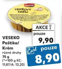 Kaufland VESEKO Paštika/Krém nabídka