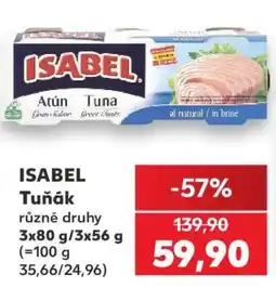 Kaufland Isabel Tuňák nabídka