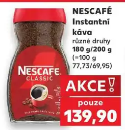Kaufland NESCAFÉ Instantní káva nabídka
