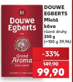 Kaufland DOUWE EGBERTS mletá káva nabídka