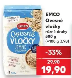 Kaufland Emco ovesné vločky nabídka