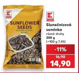 Kaufland Slunečnicová semínka nabídka