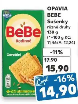 Kaufland OPAVIA BEBE Sušenky nabídka