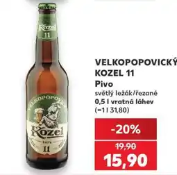 Kaufland Velkopopovický Kozel 11 nabídka