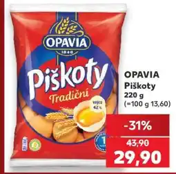 Kaufland OPAVIA PIŠKOTY nabídka