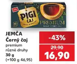 Kaufland Jemča černý čaj nabídka